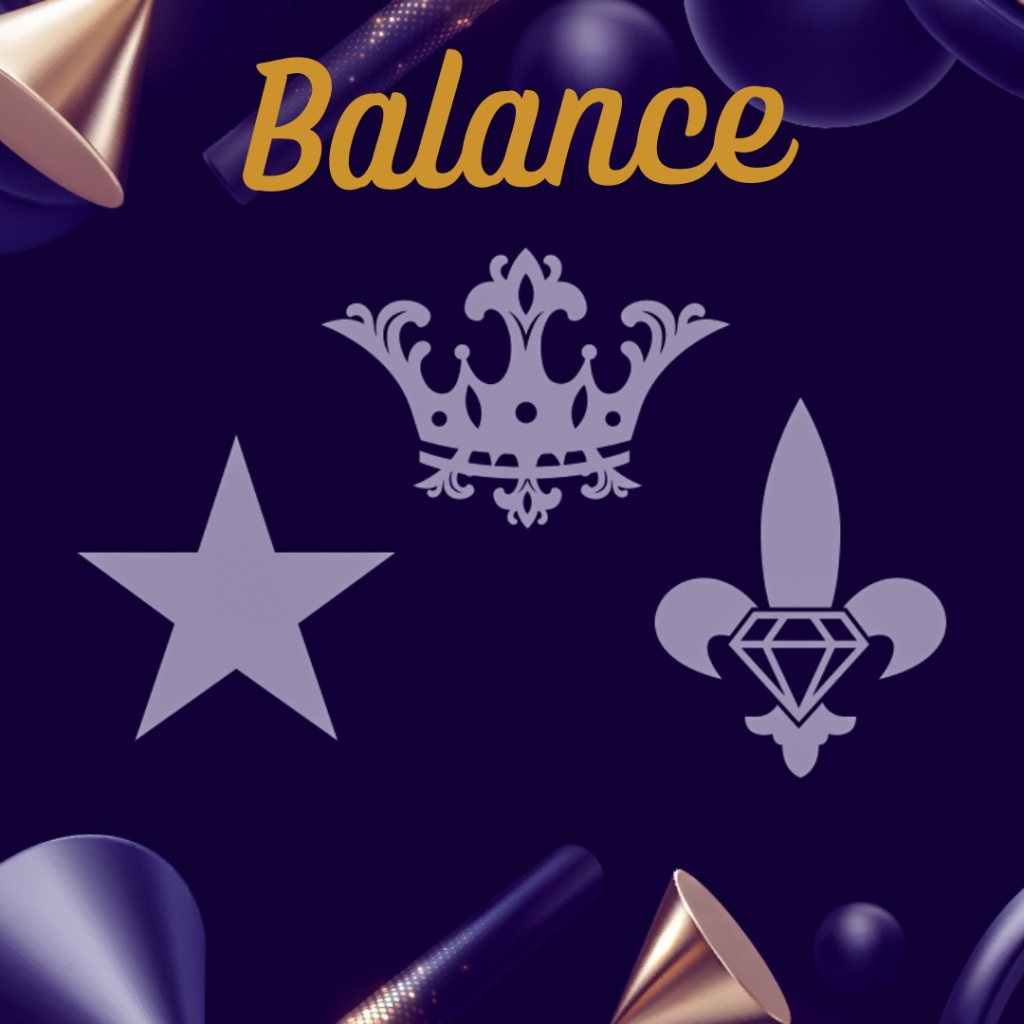 Background: Book Cover
Text overlay: Balance